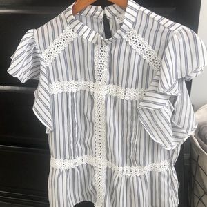 7th Ave NY&Company linen blouse